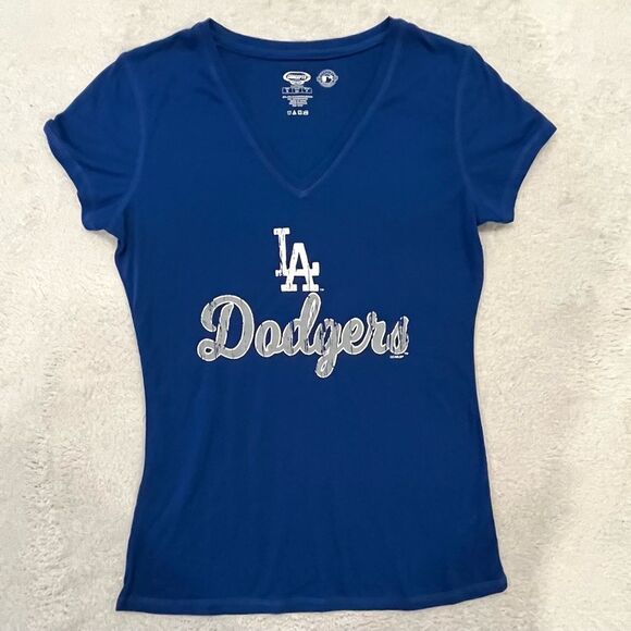 Los Angeles Dodgers MLB Women’s Size Small T-Shirt Short Sleeves Very Soft - Picture 1 of 5